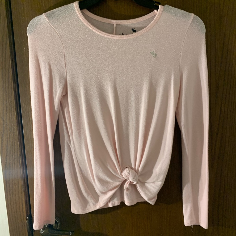Light Pink Abercrombie Kids Long Sleeve